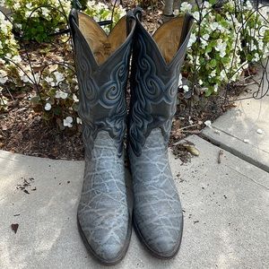 Rare Vintage Tony Lama Elephant boots size 11D
